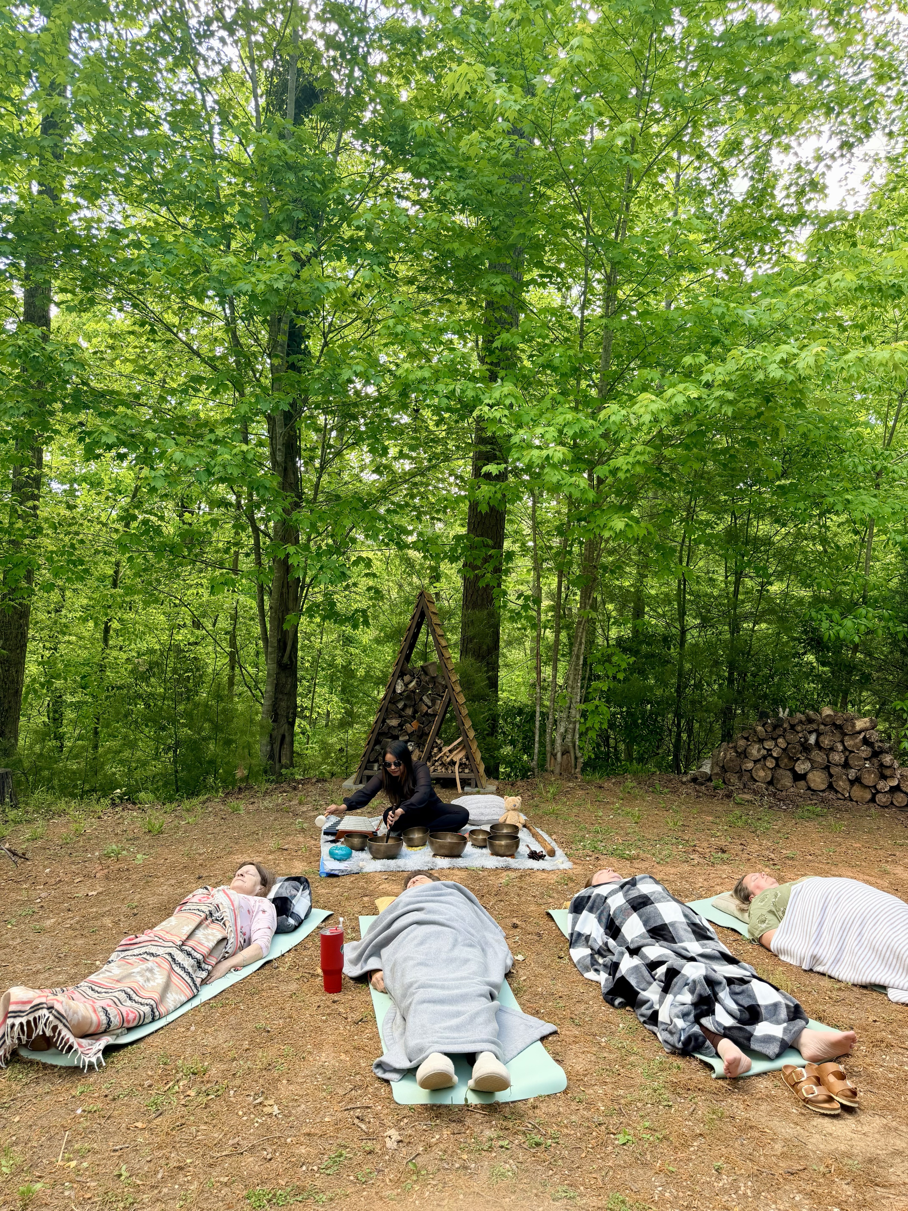Grounding sound bath moment