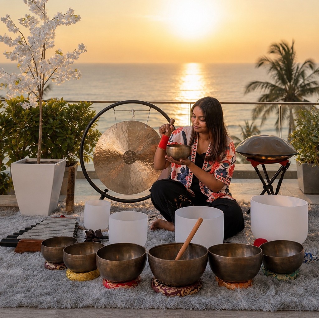 Sunset sound bath